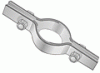 502 Series Riser Clamp-Iron Pipe-PVC Coated
