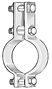 560 Series Double Bolt Pipe Clamp